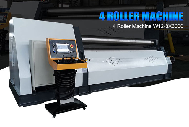 four-roll plate rolling